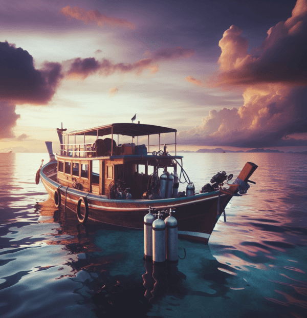 Dive boat , photo