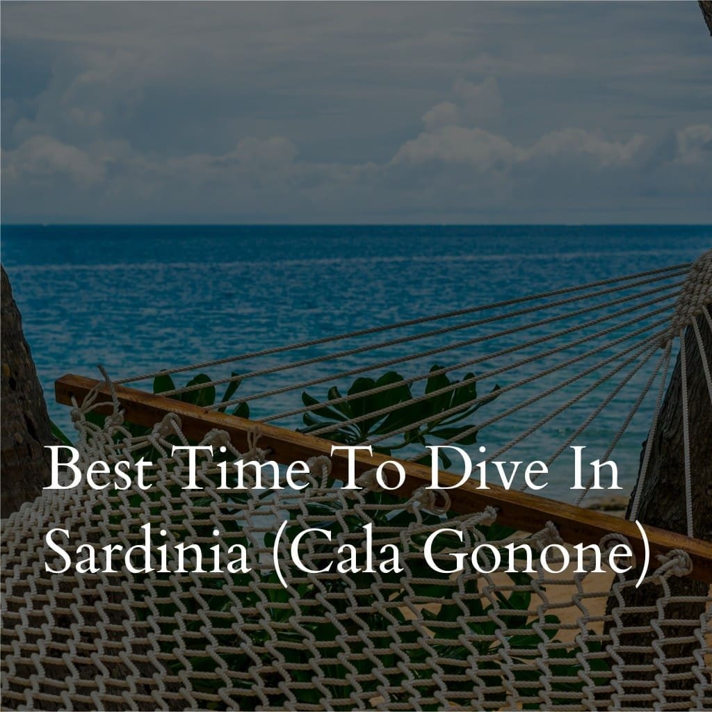 Hammock overlooking sea at Cala Gonone, Sardinia