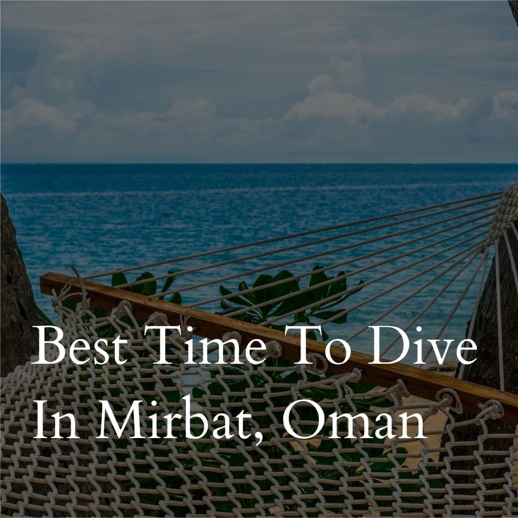 Hammock by the sea with text promoting Mirbat, Oman