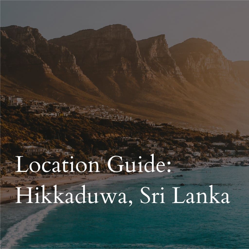 Hikkaduwa, Sri Lanka coastal town and mountain guide.