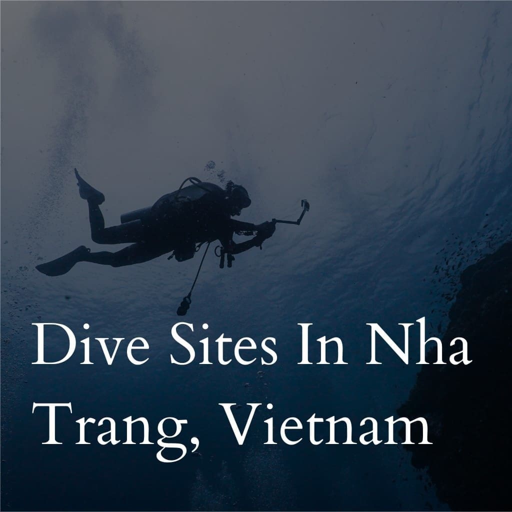 Scuba diver underwater at Nha Trang, Vietnam